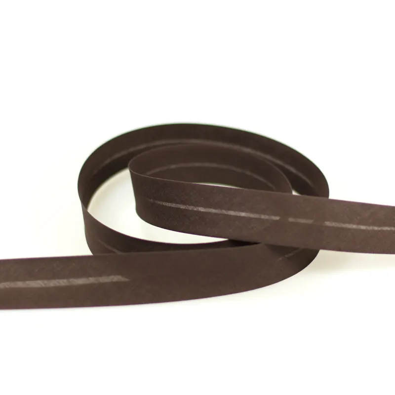 Sofort Bestellen Schrägband gefalzt dunkelbraun versch. Breiten
