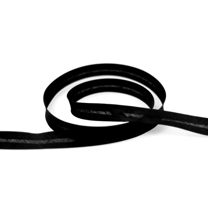 Versand Am Gleichen Tag Schrägband gefalzt schwarz versch. Breiten