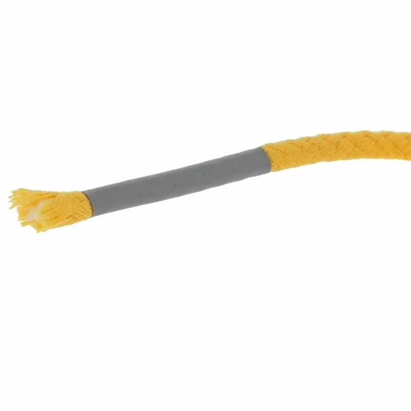 Schrumpfschlauch Kordelabschluss 6,4 mm grau Echt