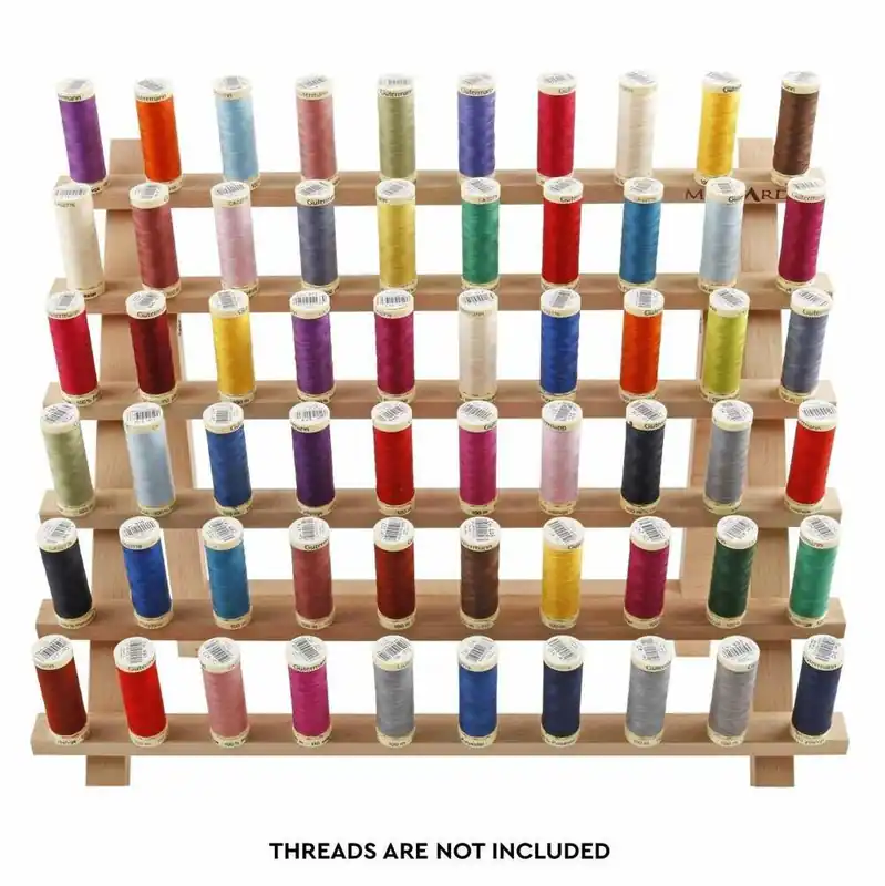 Zertifiziert Spulenhalter für 60 Spulen Buche 32x40cm