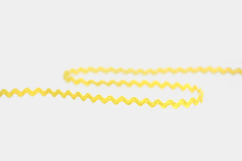 Sichere Zahlung Zackenlitze gelb