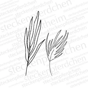 Geprüft Stempelgummi "Pflanze 3" Steckenpferdchen