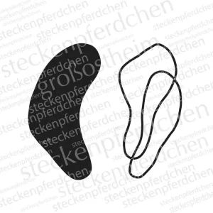 Bestpreis Stempelgummi "grafisch 2" Steckenpferdchen