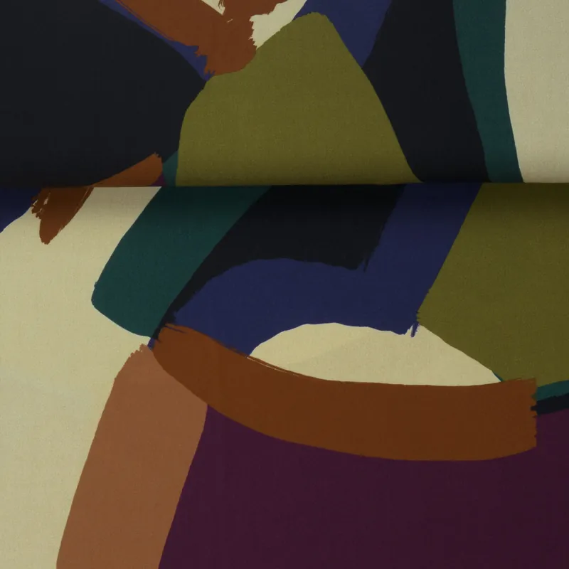 VISCOSE LARGE ABSTRACT PRINT Kostenfreie Lieferung