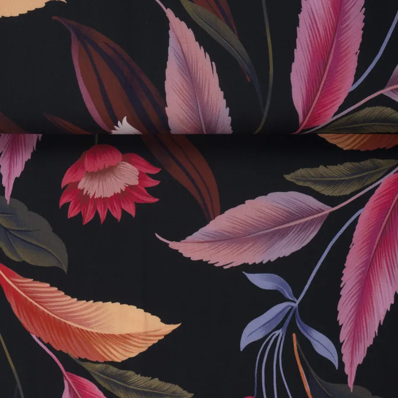 Gratis Versand VISCOSE COLORFUL FLOWERS