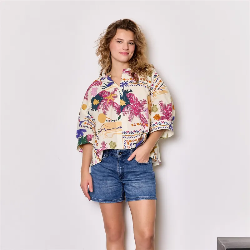 Online Kaufen LIGHTWEIGHT COTTON HAWAII PRINT