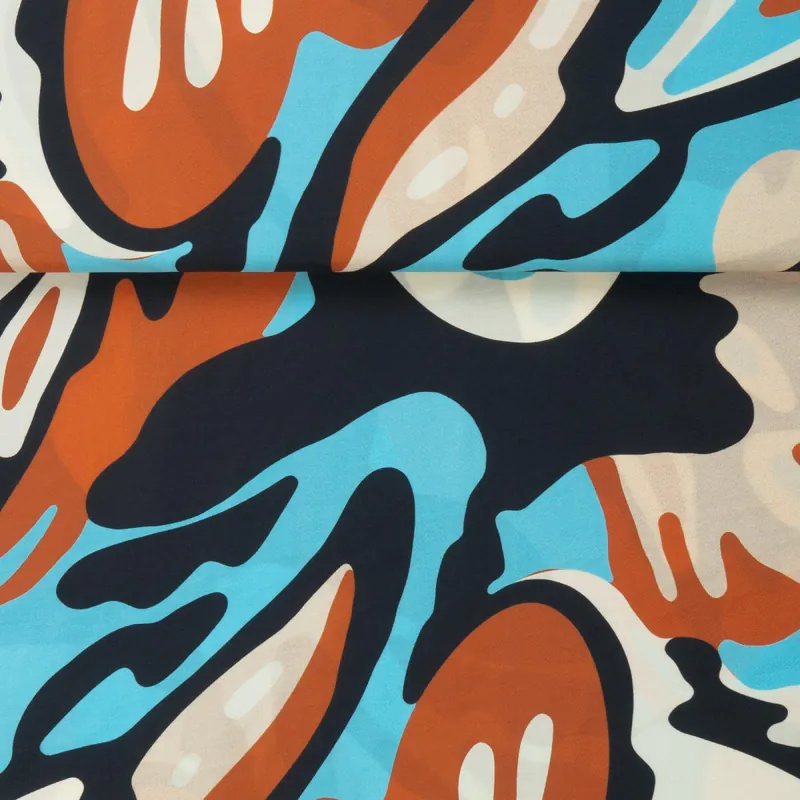 Zertifiziert VISCOSE VOILE AFRICA SAND