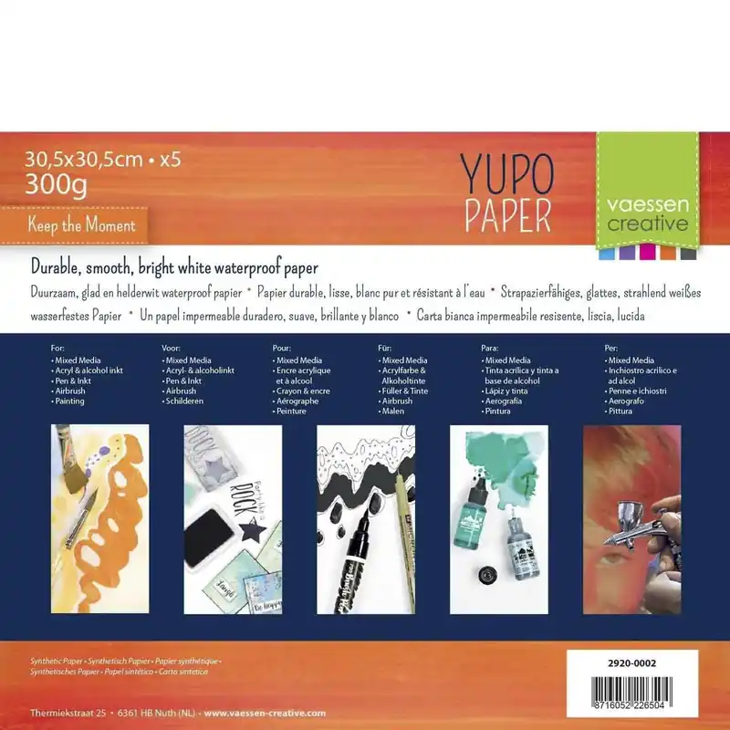 Yupo Paper 12 inch bright white Schneller Versand
