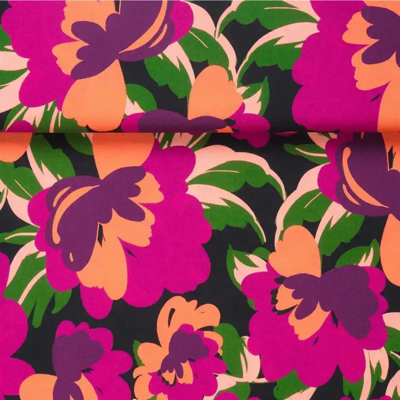 VISCOSE DARK FLOWER MEADOW Neuheit