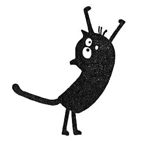 Aktuell cats on appletrees Holzstempel Katze Friedegunde stehend