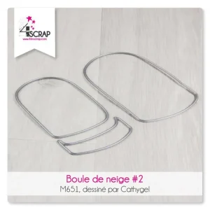 4en Scrap Stanzdie - Boule à neige 2 Expressversand