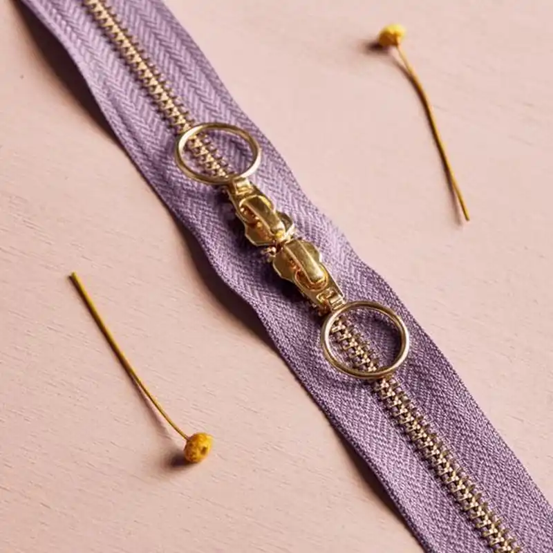 ZIPPER GOLD DOUBLE SLIDERdivine parma Geprüft