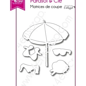 Preiswert 4en Scrap Stanzdie Set beach umbrella & co.