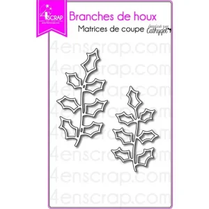 4en Scrap Stanzdie holly branches Kracherpreis