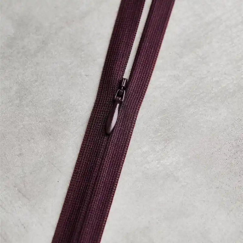 ZIPPER INVISIBLE MM 30 cm MAROON Billig