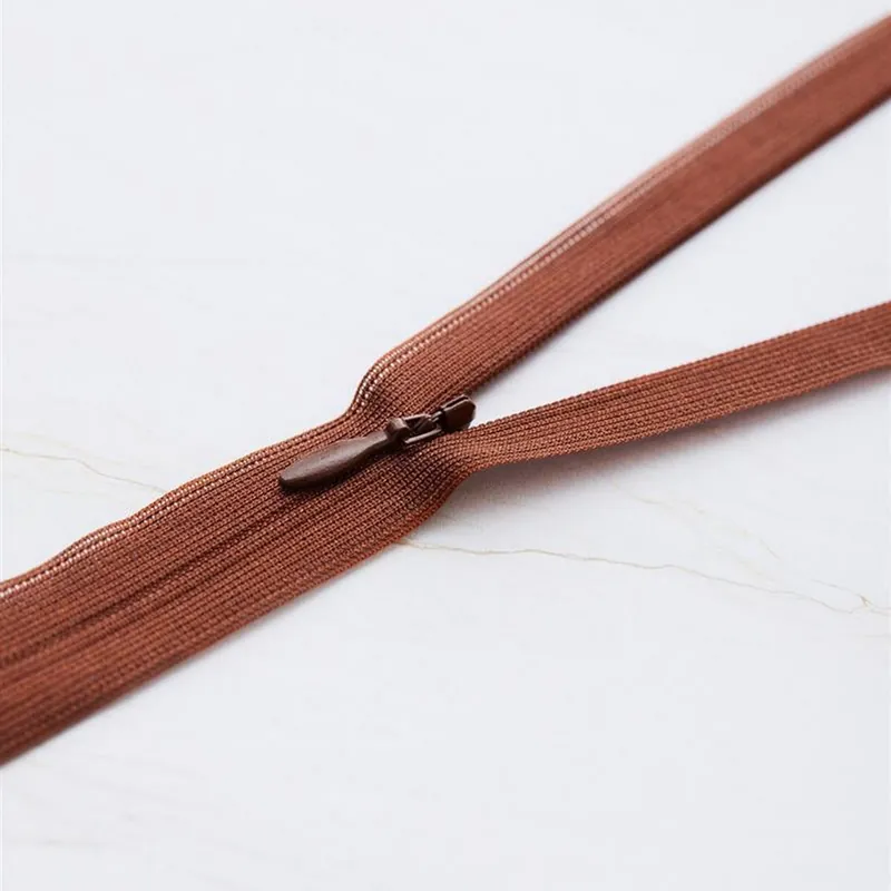 ZIPPER INVISIBLE MTM 30 cm SIENNA Hochwertig