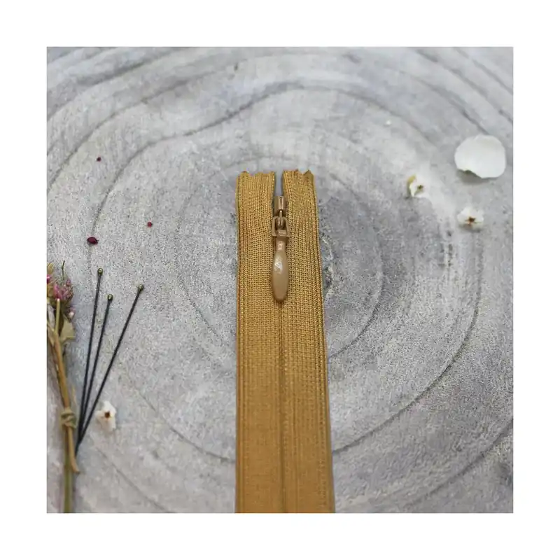 ZIPPER INVISIBLE MUSTARD Sale