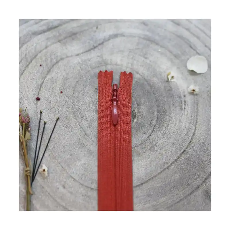 ZIPPER INVISIBLE TERRACOTTA Direkt Vom Hersteller