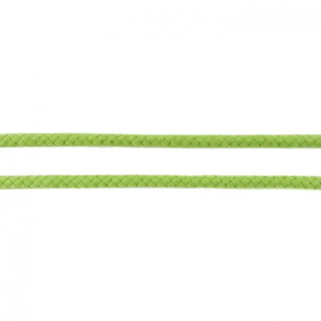 Ab Werk Baumwoll Kordel Zierband dunkel lime grün Breite: 8mm