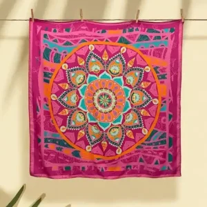 *1 PANEL* 150 x 150 cm - Viscose Voile - Pareo Panel - fuchsia Direkt Vom Hersteller