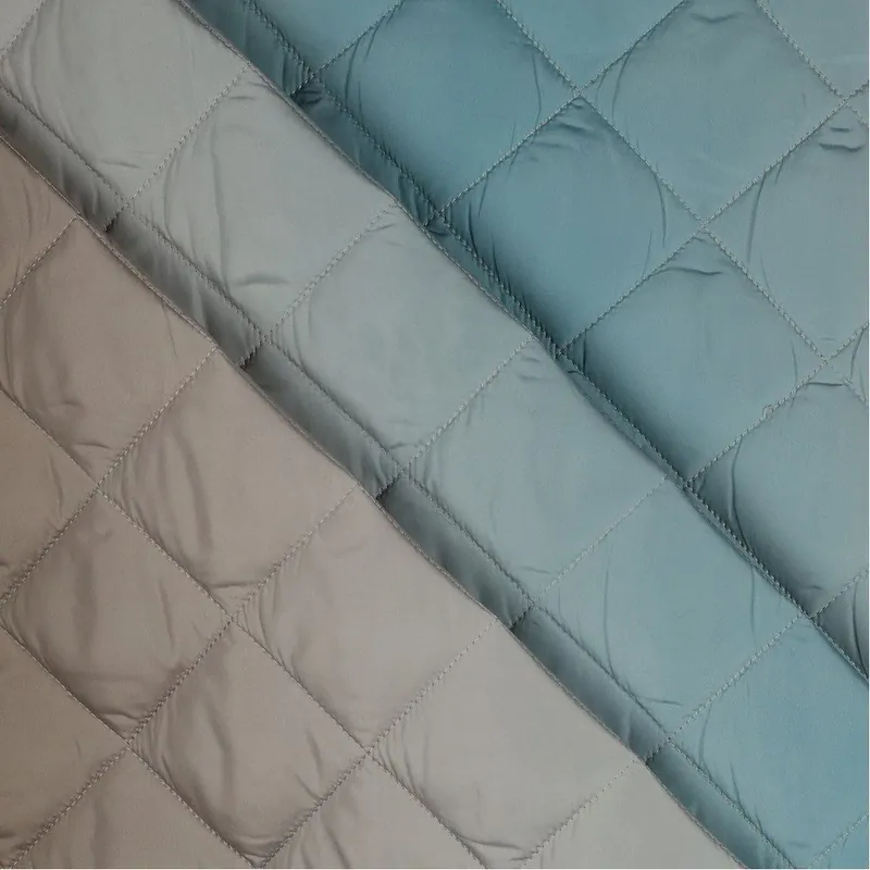 Rabatt Steppstoff „Farbverlauf" - beige - hellblau