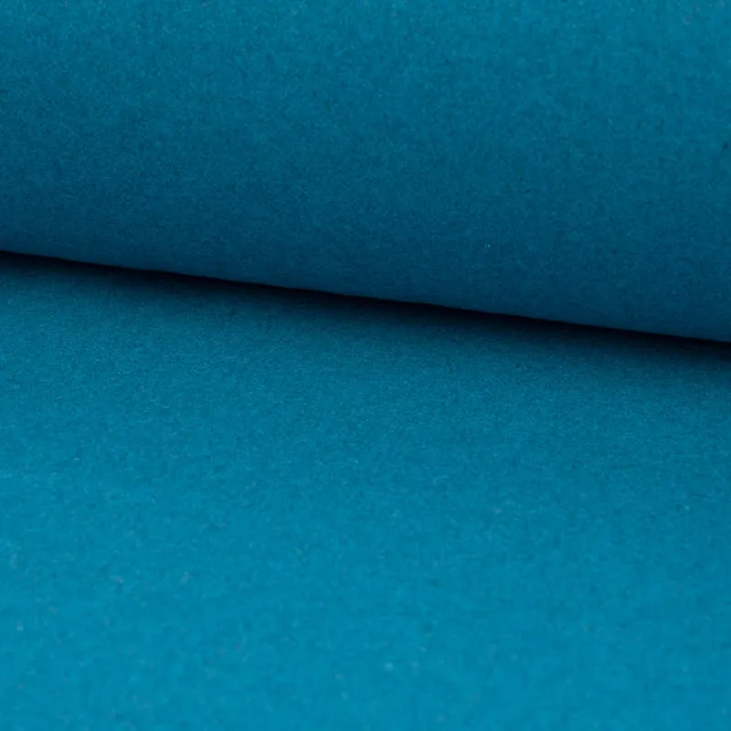 Zertifiziert Tuchloden Bezugsstoff Möbelstoff Polsterstoff Dekostoff Wollstoff petrol 150cm breit