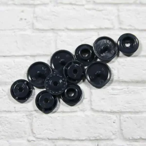 Echt Baby Snap Druckknöpfe glänzend dunkelblau