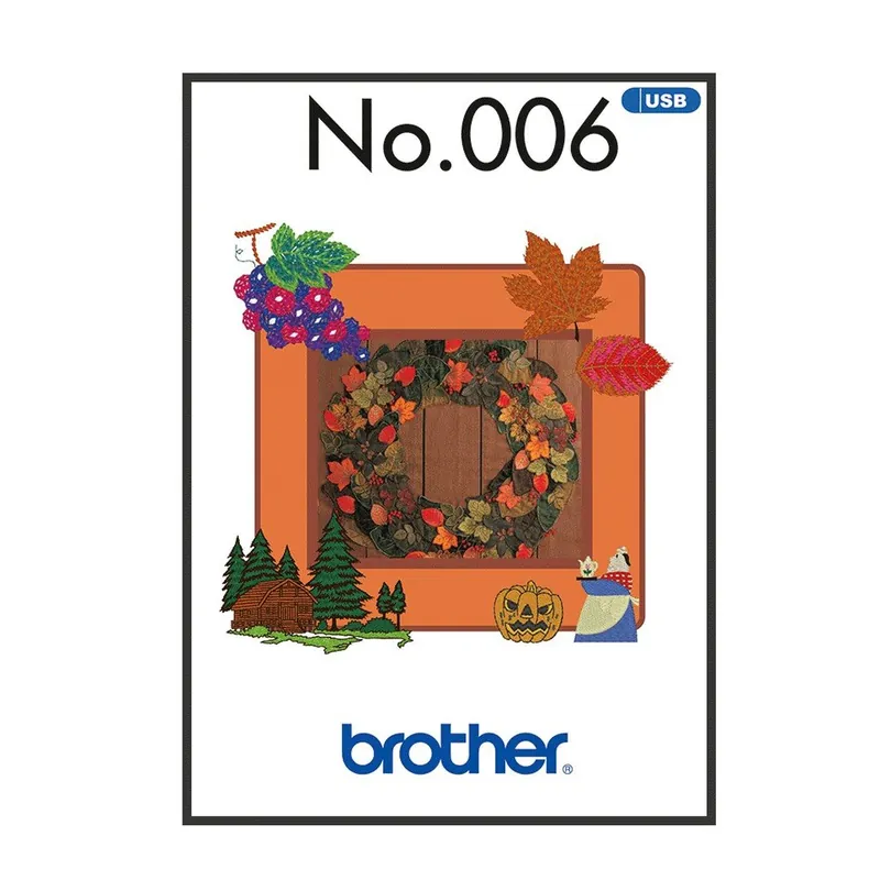 Brother Stickmuster-Kollektion 6 BLECUSB6 Großhandel