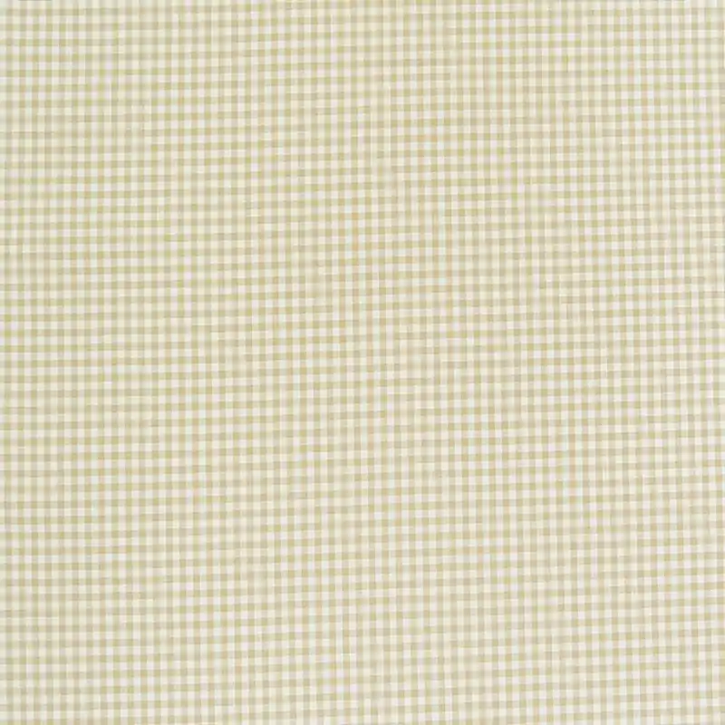 Ab Werk Baumwollstoff kariert weiß beige 5mm