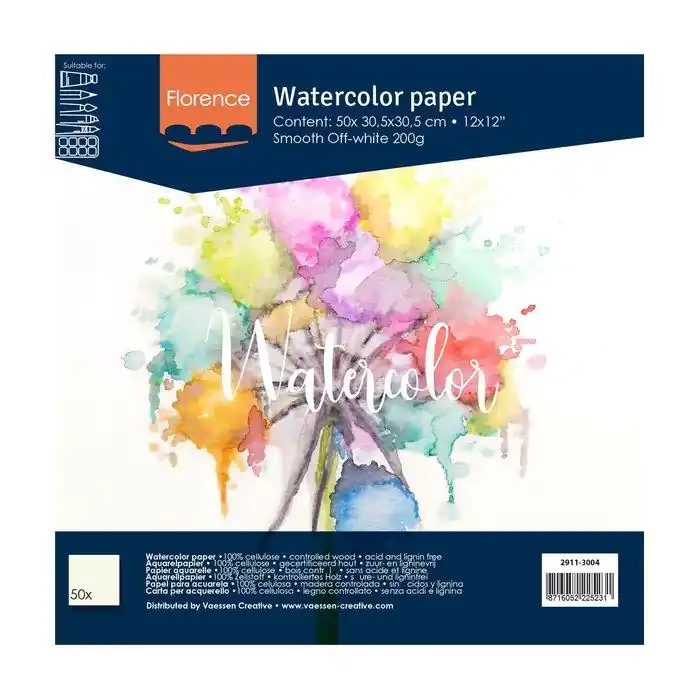 Großpack Watercolor Aquarellpapier 12 inch Preiswert