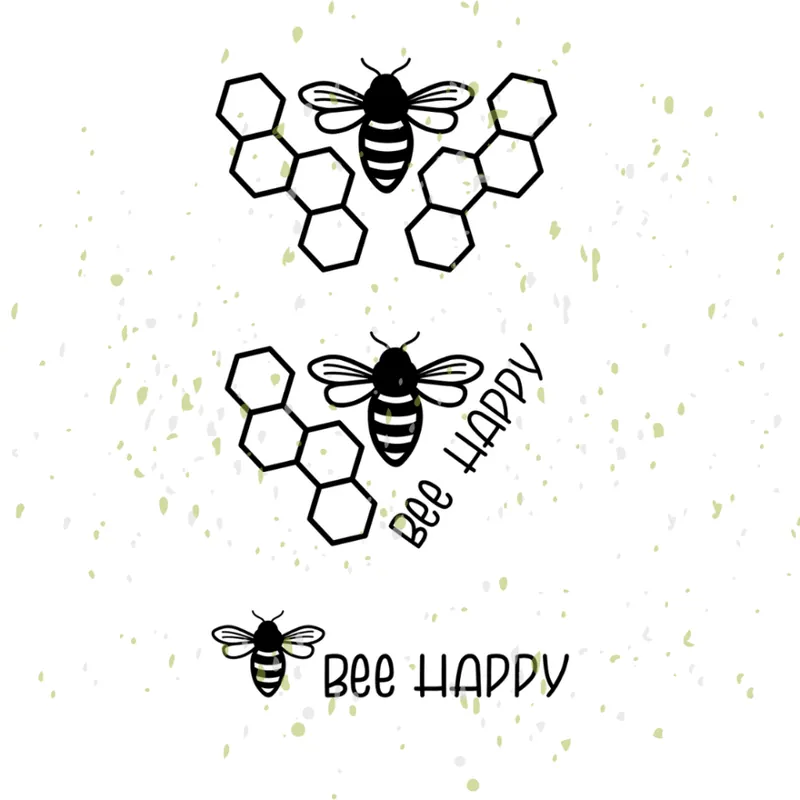 Biene bee happy Plotterdatei | DIY Hunger Expressversand