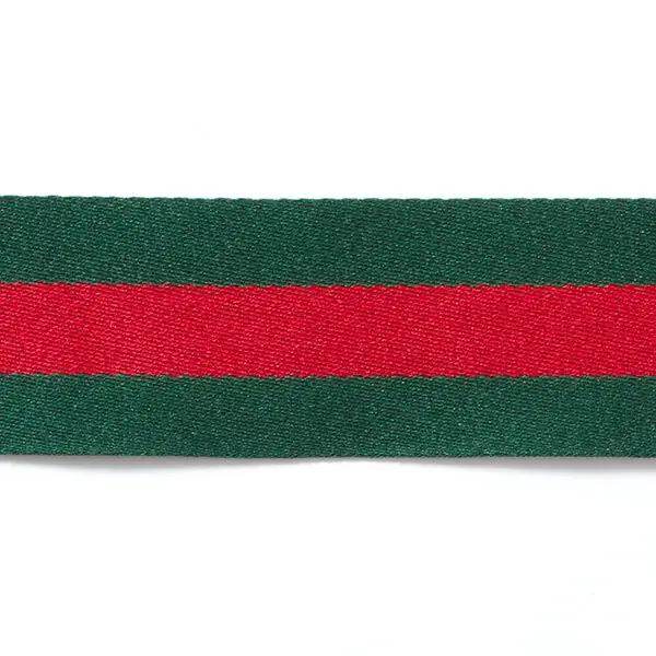 Webband Streifen [40 mm] – grün/rot Jetzt Zugreifen
