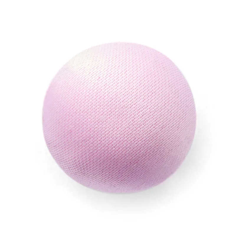 Bezogener Halbkugel–Knopf, Duchesse Satin – rosa Nur Für Kurze Zeit