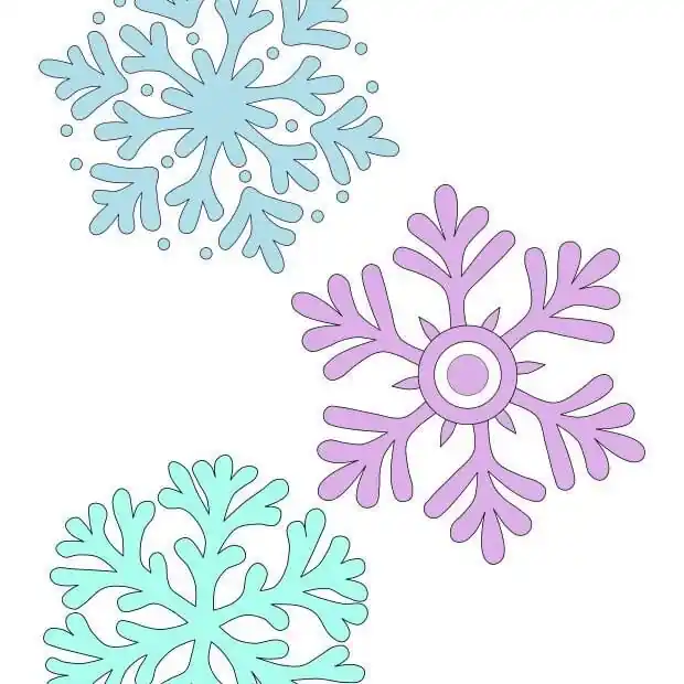 Top-Preis Plotterdatei let it snow Schneeflocken