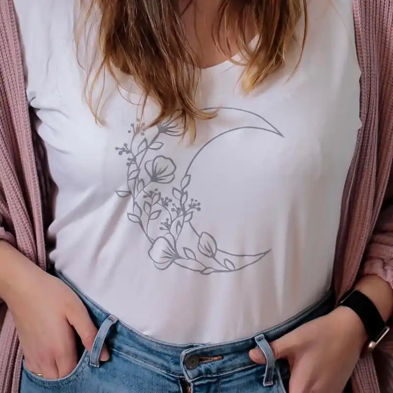 Zertifiziert Plotterdatei "Flowers in the Moon"