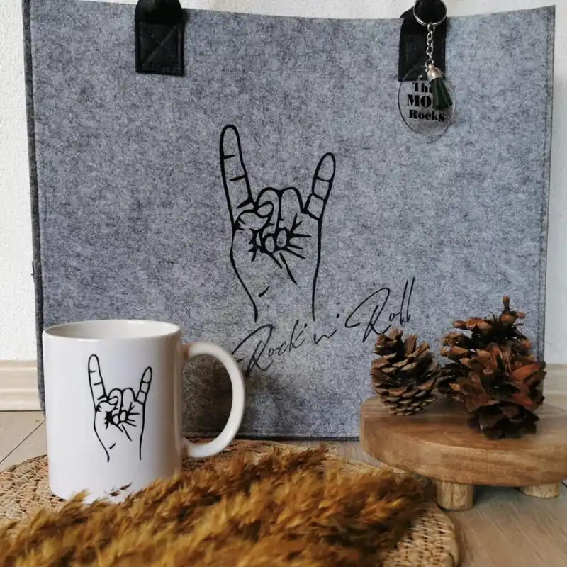 Zertifiziert Plotterdatei Rock'n'Roll Pommesgabel