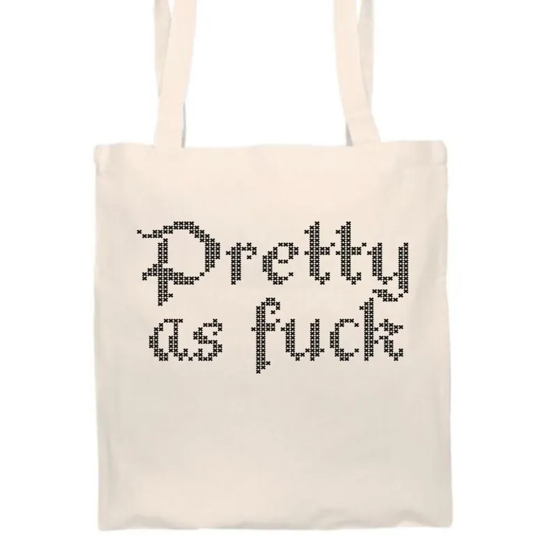 "Pretty as fuck" Plotterdatei Spruch DIY Beliebt