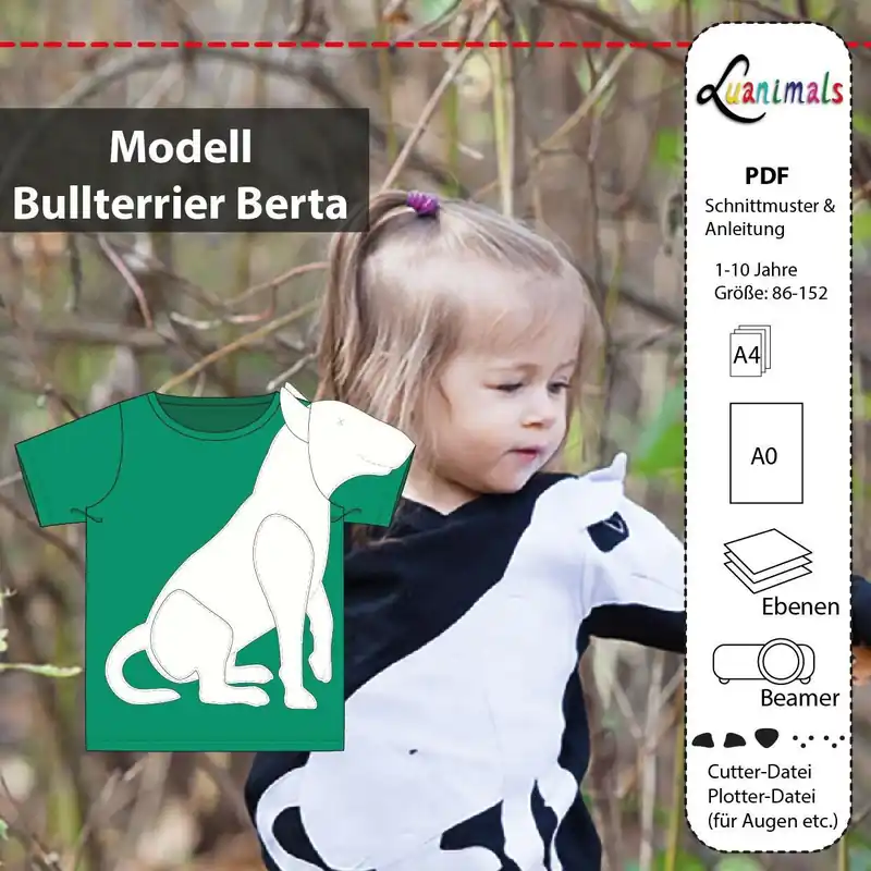 T-Shirt Kind E-Book Luanimals Bullterrier (86-152cm) Jetzt Kaufen