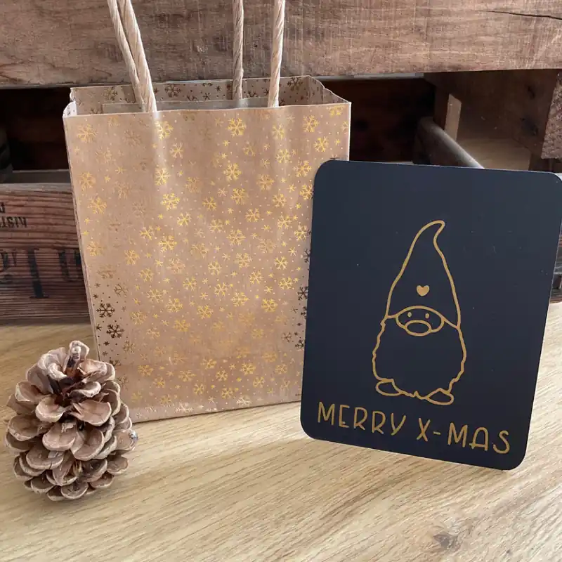 Wichtel Merry xmas Weihnachten Plotterdatei | DIY Hunger Versand Am Gleichen Tag