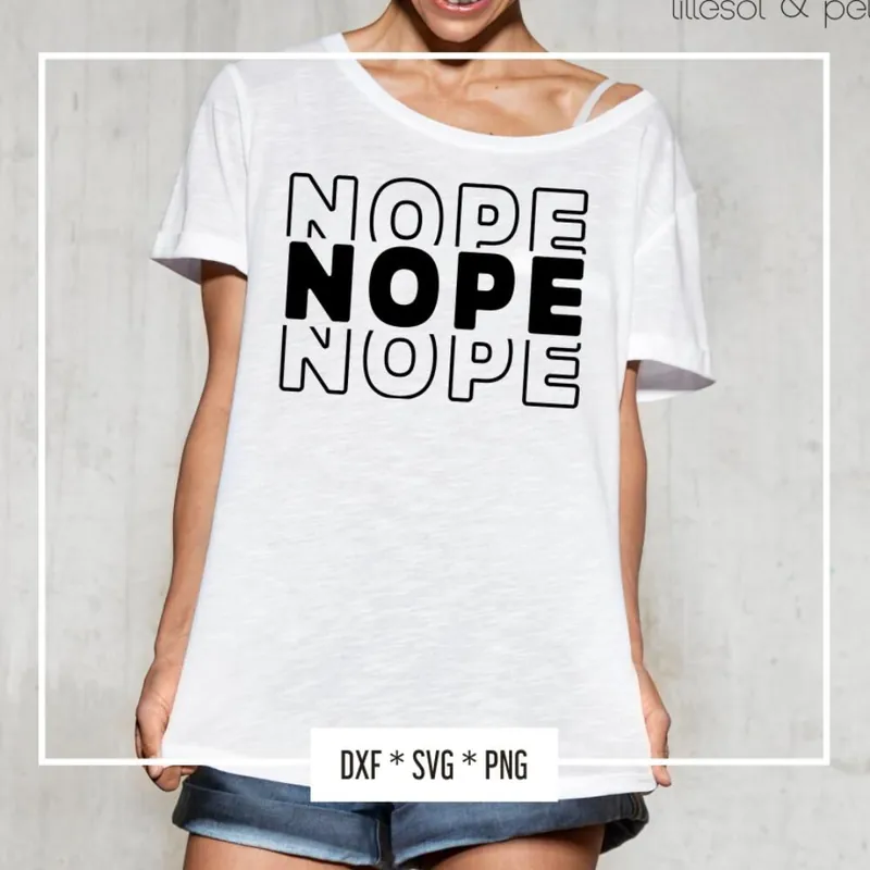 Wochenendangebot Plotterdatei Nope