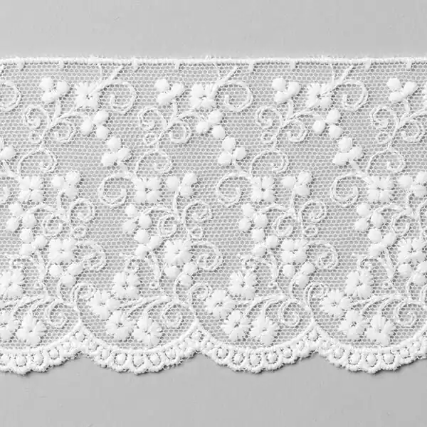 Tüllspitze [75 mm] - weiss Abverkauf