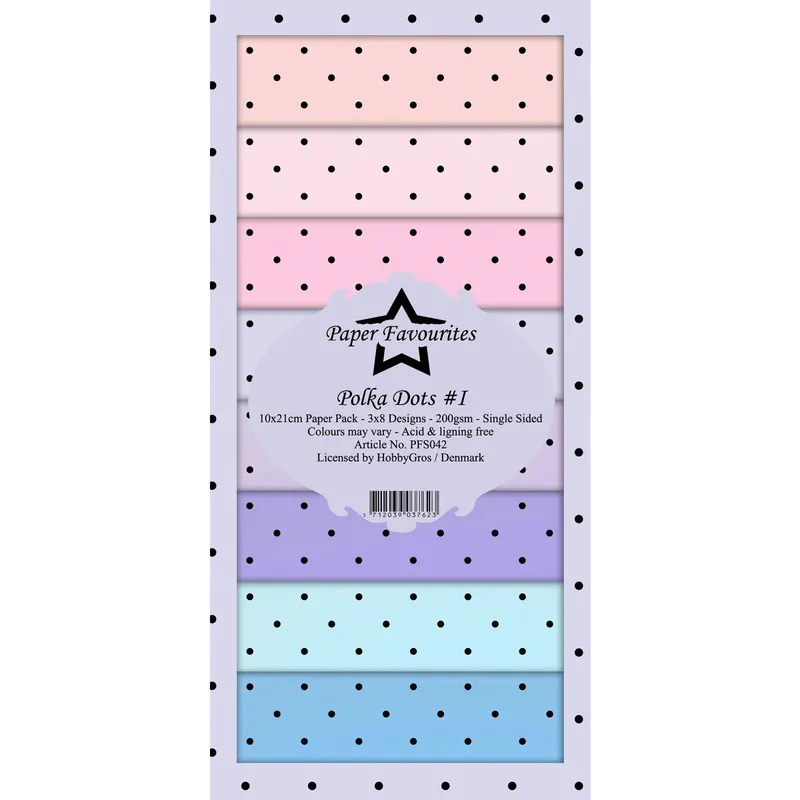 Slim Paper Pad Polka Dots Markenware